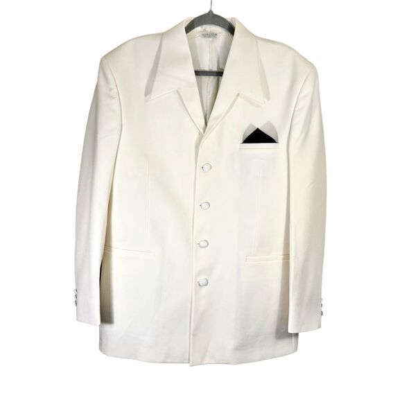 Marcozzi White Official Blazer Made in U.S Size 41L